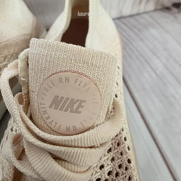 ๐SOLD๐ Nike Free RN Flyknit Sneakers Pink Lightweight Running 2018 Womens 6 - Picture 3 of 12